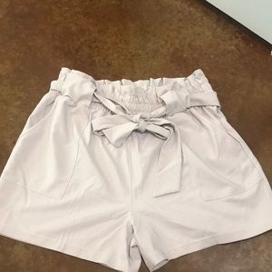 Casual Apricot High Waist Short